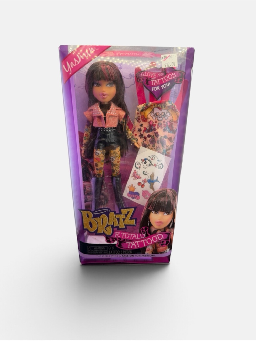 Bratz Totally Tattoo’d Yasmin New NRFB Bratz Doll 2012